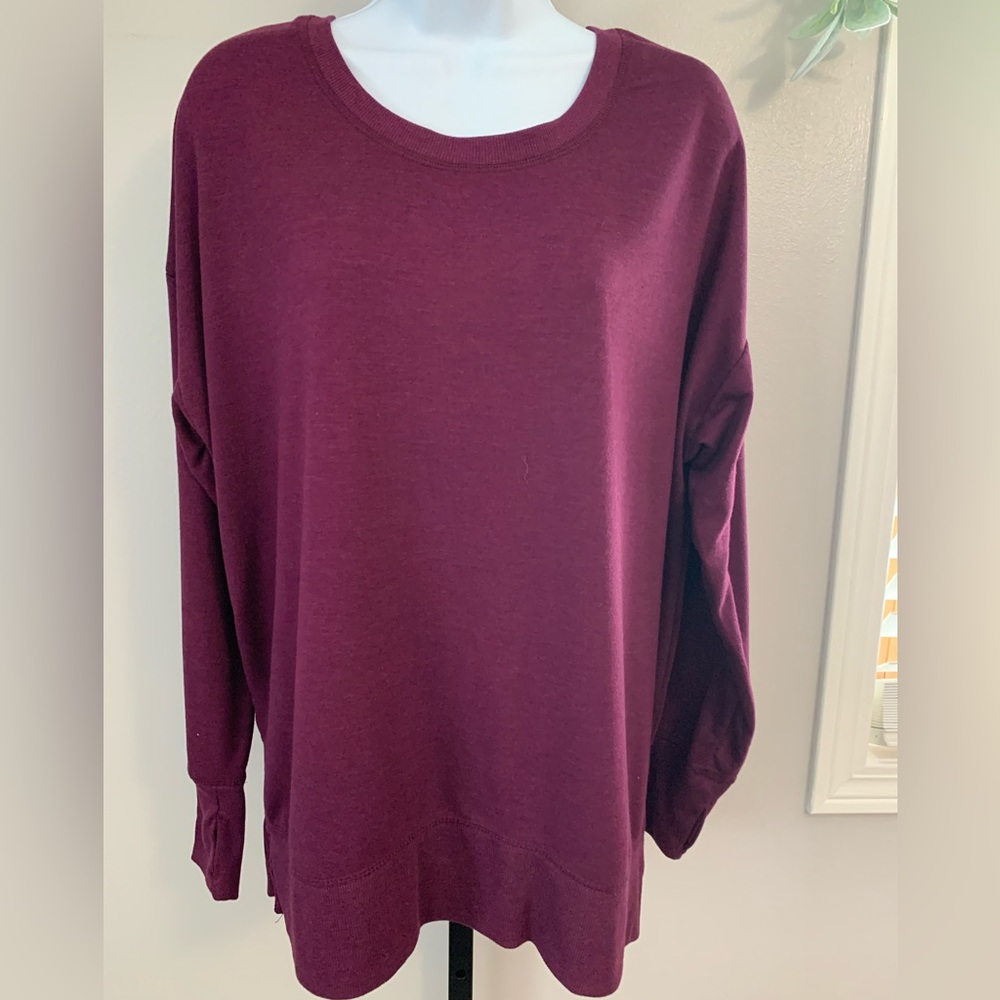 Avia Women's Plum Crew Neck Sweatshirt.